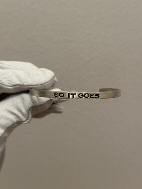 Taylor Swift Inspired So It Goes Adjustable Sterling Silver Bracelet